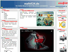 Tablet Screenshot of mafell24.de